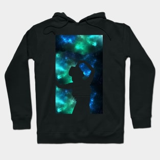 Space Galaxy Silhouette Hoodie